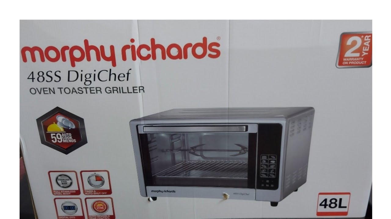 Morphy Richards 48SS DigiChef OTG Oven Toaster Griller Unboxing & Review/@BellasHomeCooking