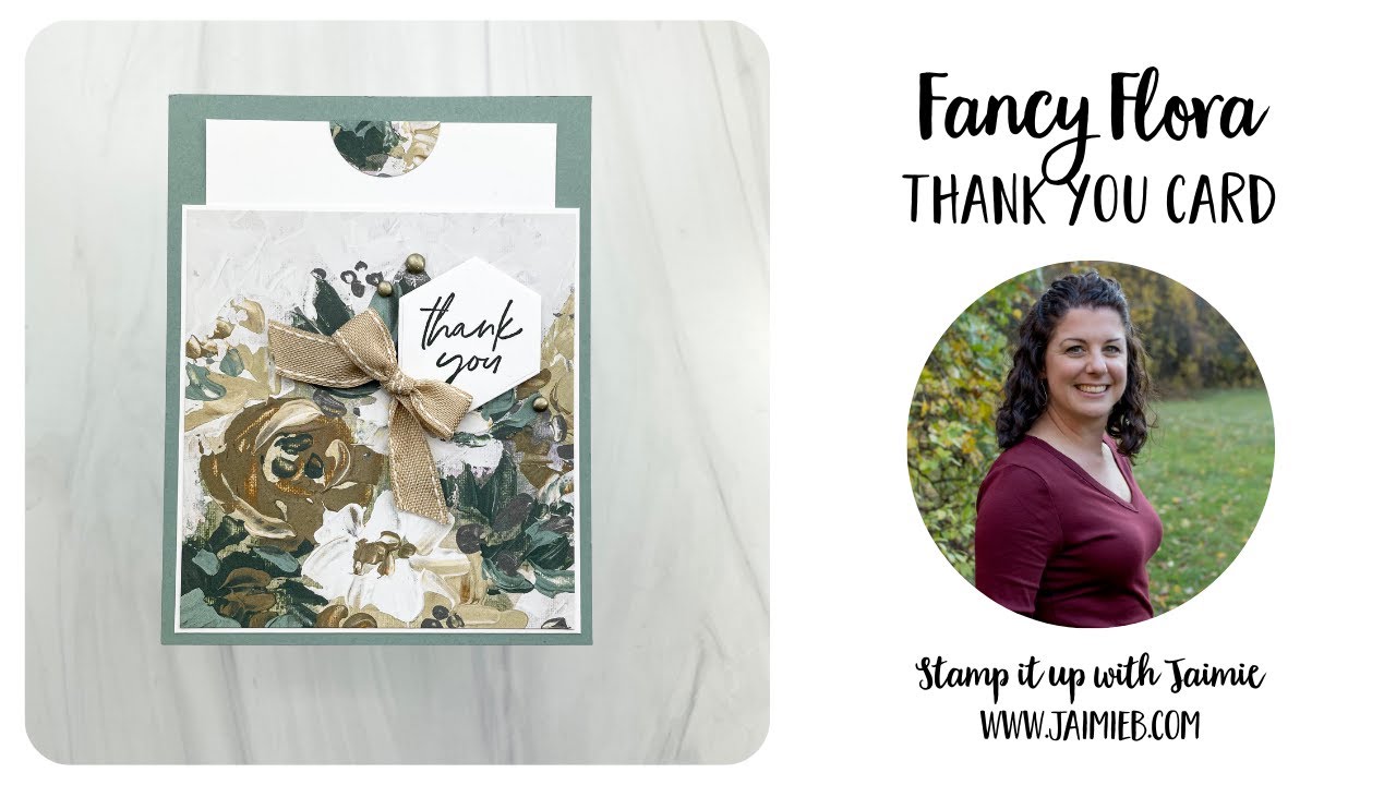 Stampin' Up! SNEAK PEEK Fancy Flora Card Tutorial