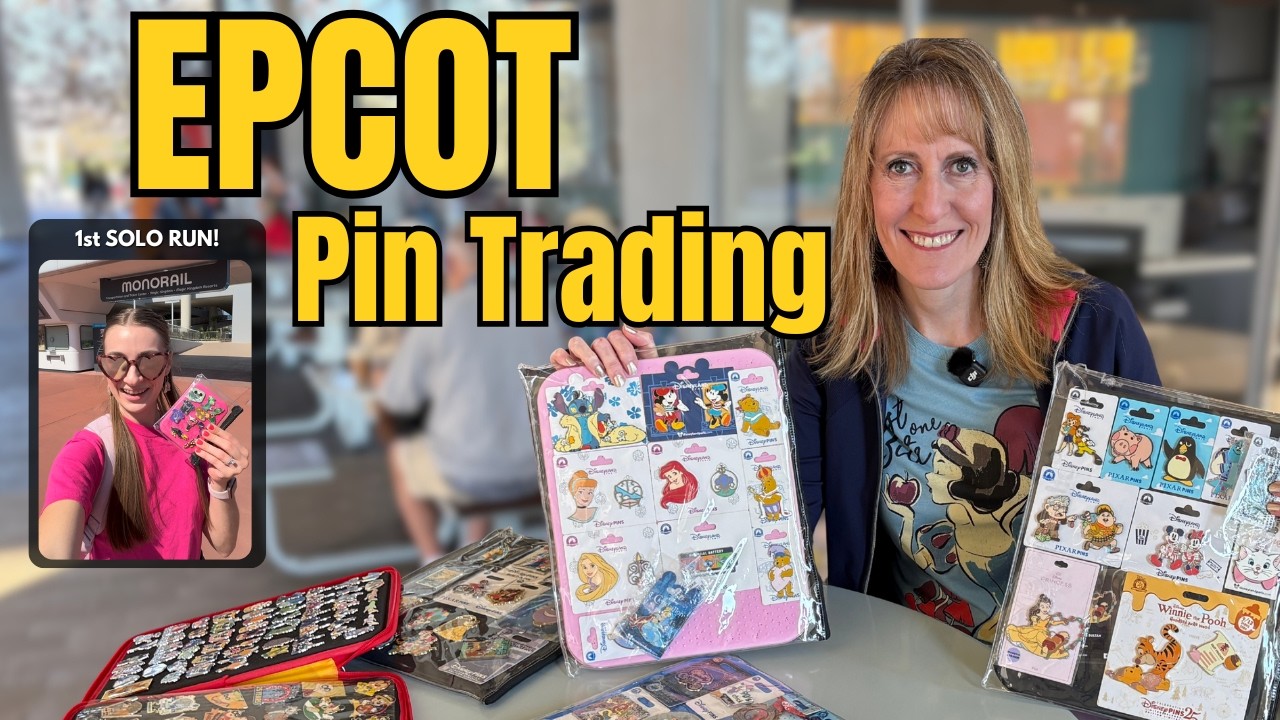 Our Shortest EPCOT Pin Trading Day Yet and Did We Score Big! Plus Monorail Loop Finds