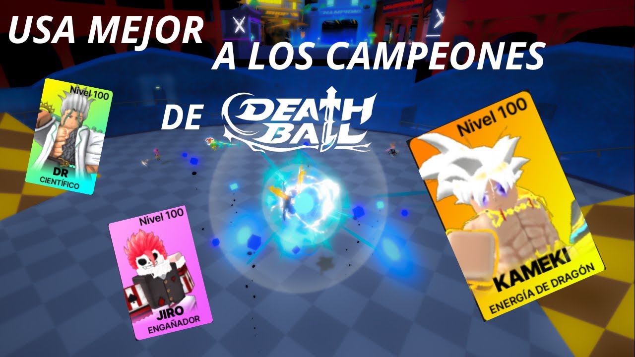TIPS para usar MEJOR a los CAMPEONES de DEATH BALL. Kameki/Jiro/Doctor