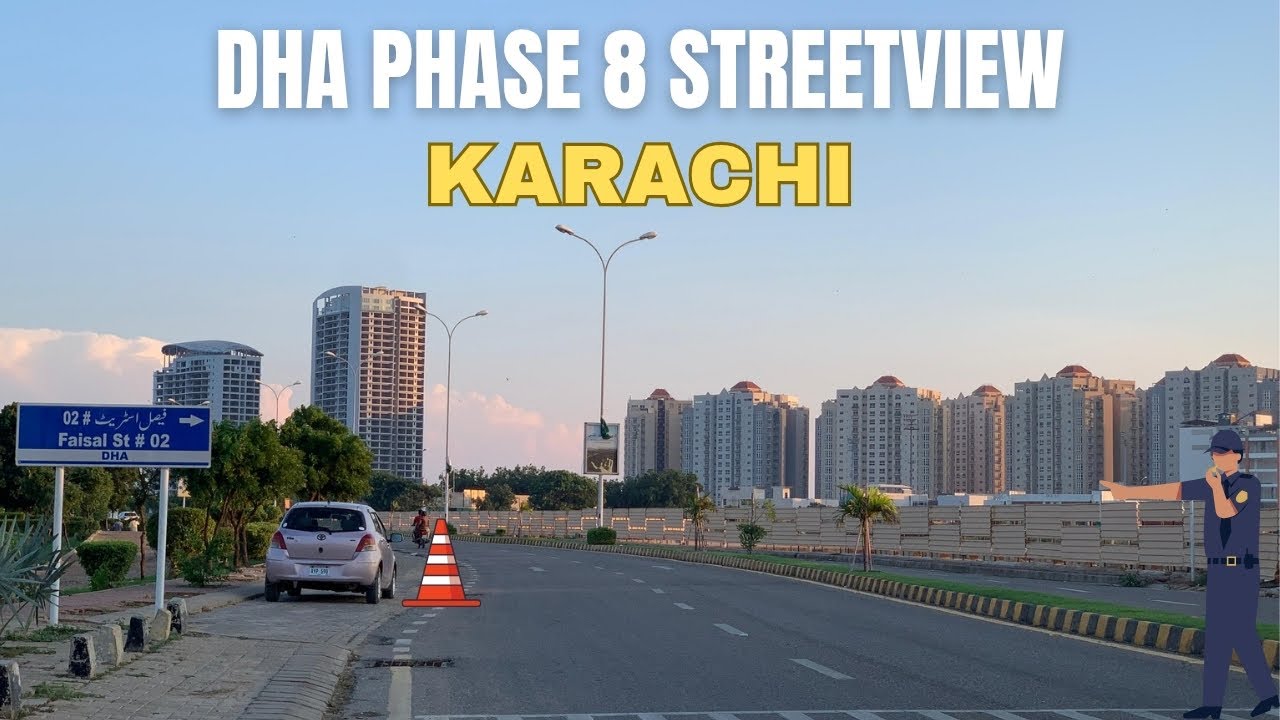 DHA PHASE 8 KARACHI STREET VIEW |KARACHI STREET VIEW 