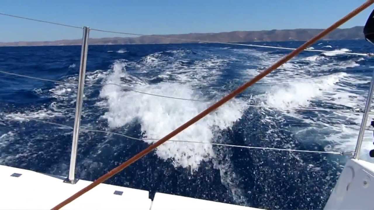 Pogo 12.50, Fast Sailing in Greece, 16.50 Knots