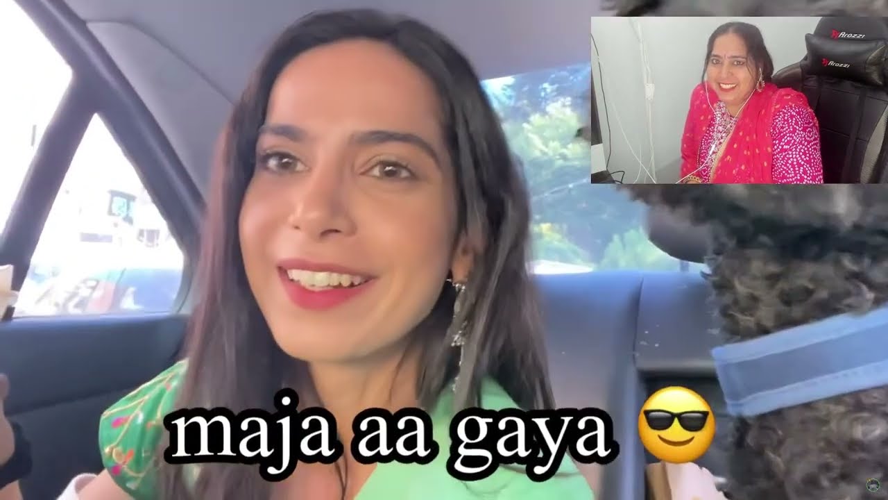 Reacting to my daughter @PoohinKorea wearing a SAREE for the first time!