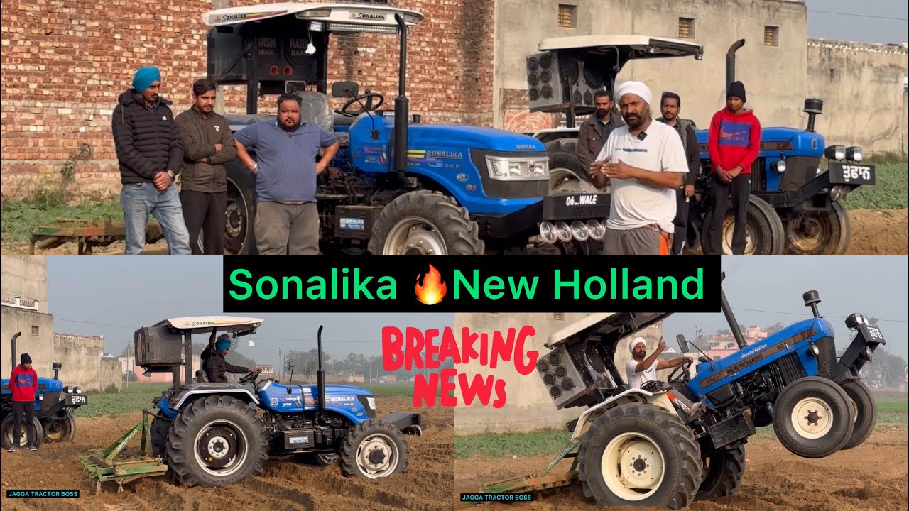 Sonalika 60 4x4  vs new Holland 3630 special Edition