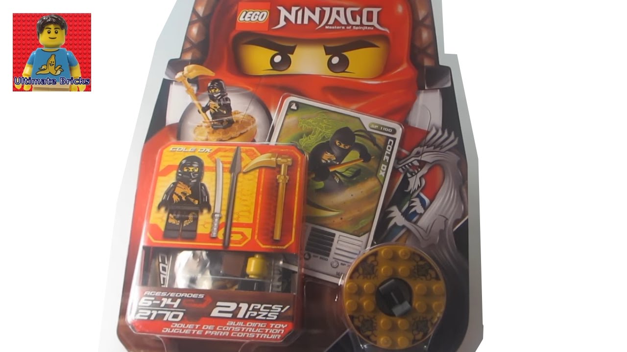 LEGO Ninjago - Cole DX Spinner Unboxing & Review set 2170