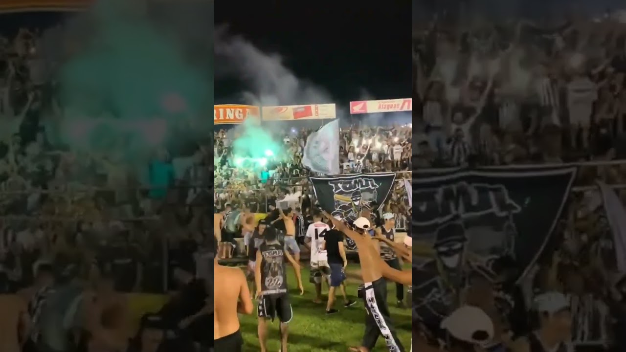 Que torcida do c@r@lh#! 🔥🖤🤍 #Asa #AsadeArapiraca #AsaGigante