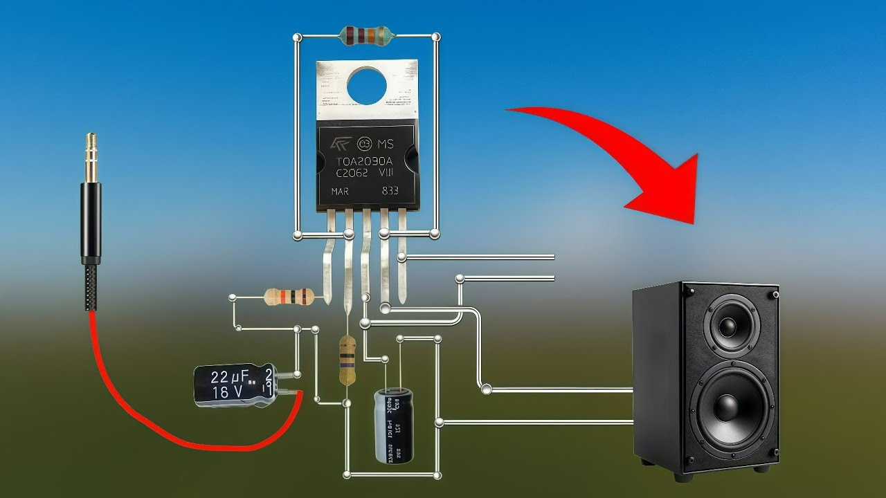Home made Amplifier 😁 // Mini amplifier kaise banaye 