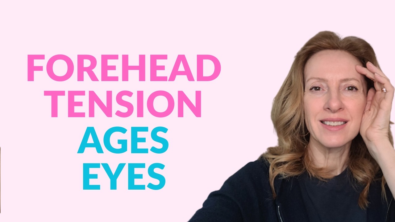 Your Hooded Eyes Aren’t Ageing-Your Forehead Fascia is Stuck ( Release it Naturally) 🌿