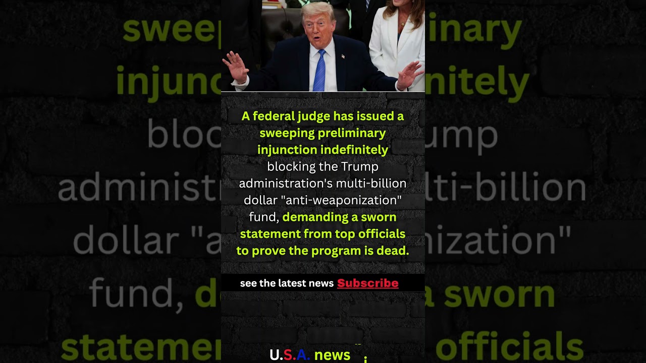 Judge BLOCKS Trump's $1.8 Billion 
