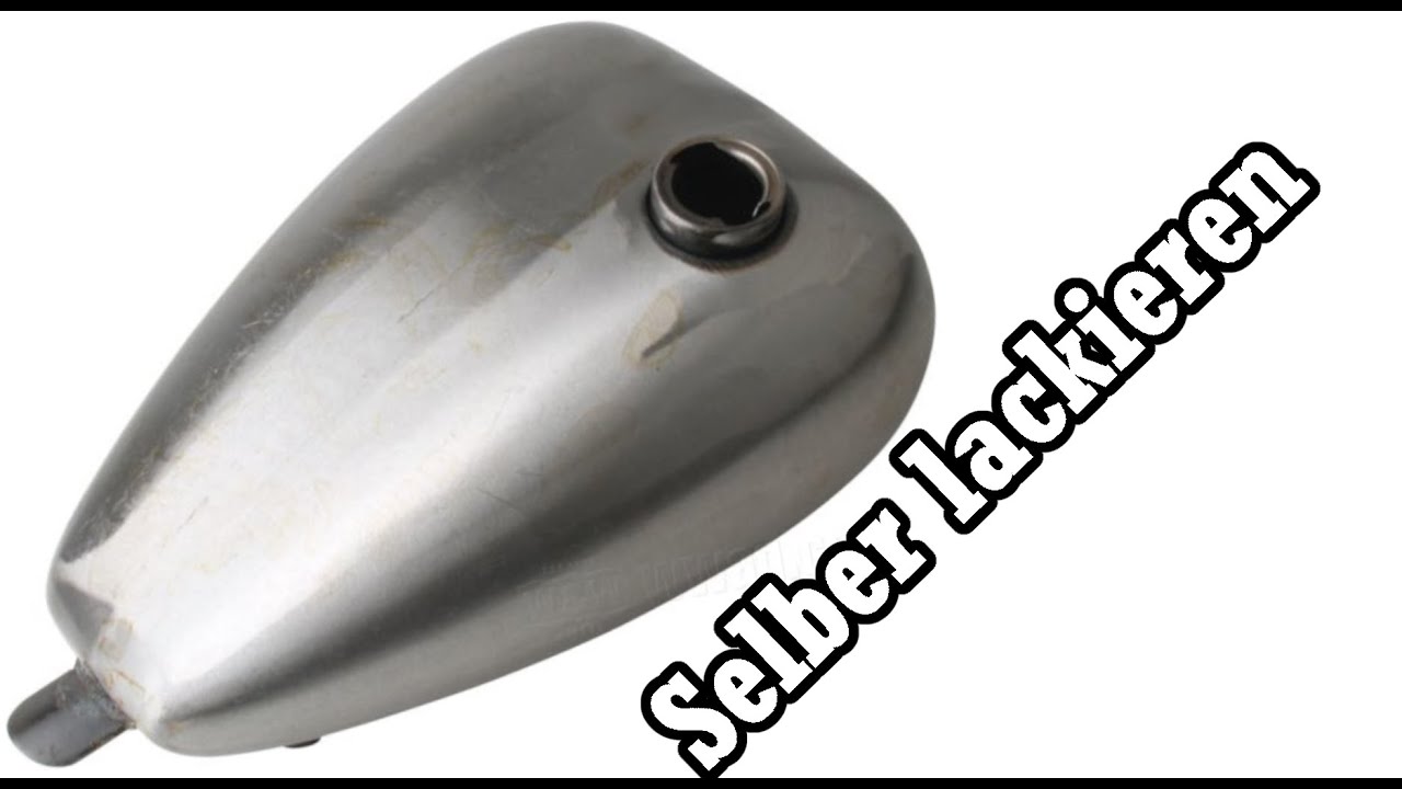Motorrad Tank selbst lackieren|Selber machen| Paint job | Metal flakes | Harley Davidson | bobber