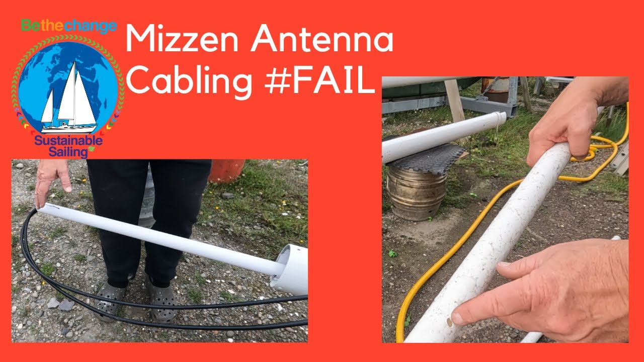 Mizzen Antenna Cabling #Fail will second attempt work?