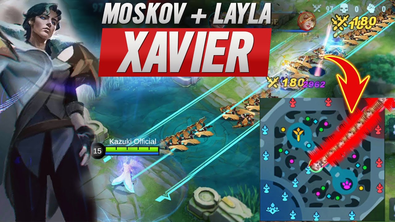 NEW HERO XAVIER HAVE OVER BOOSTED ULTIMATE OF BOTH LAYLA AND MOSKOV |  XAVIER SKILLS OVERVIEW | ML