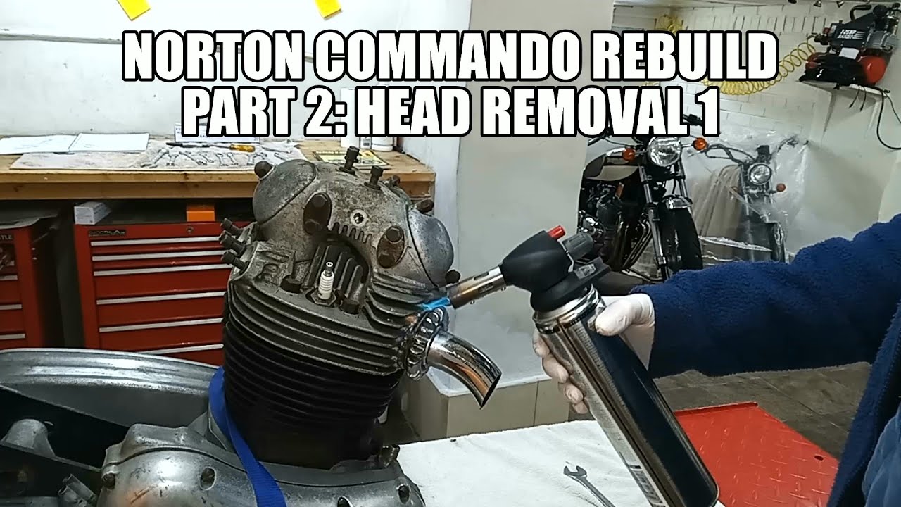 Norton Commando Engine Rebuild. Part 2: Cylinder Head Removal 1