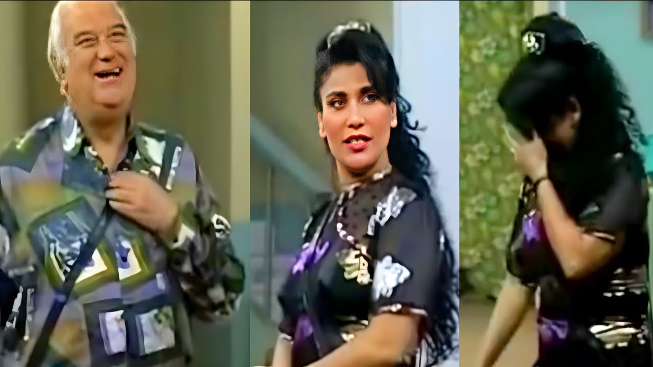 حسن حسني يخرج عن النص ويحرج سعاد نصر لما واحد من الجمهور عاكسها صريخ  ضحك😂😂فى ايه يابت انتي هترجعي🤣🤣