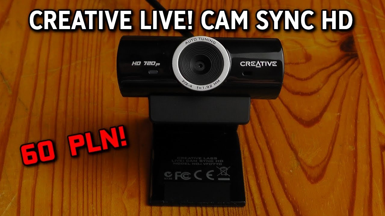 PRZYZWOITA KAMERKA  ZA 60 ZŁ?! [Creative Live! Cam Sync HD]