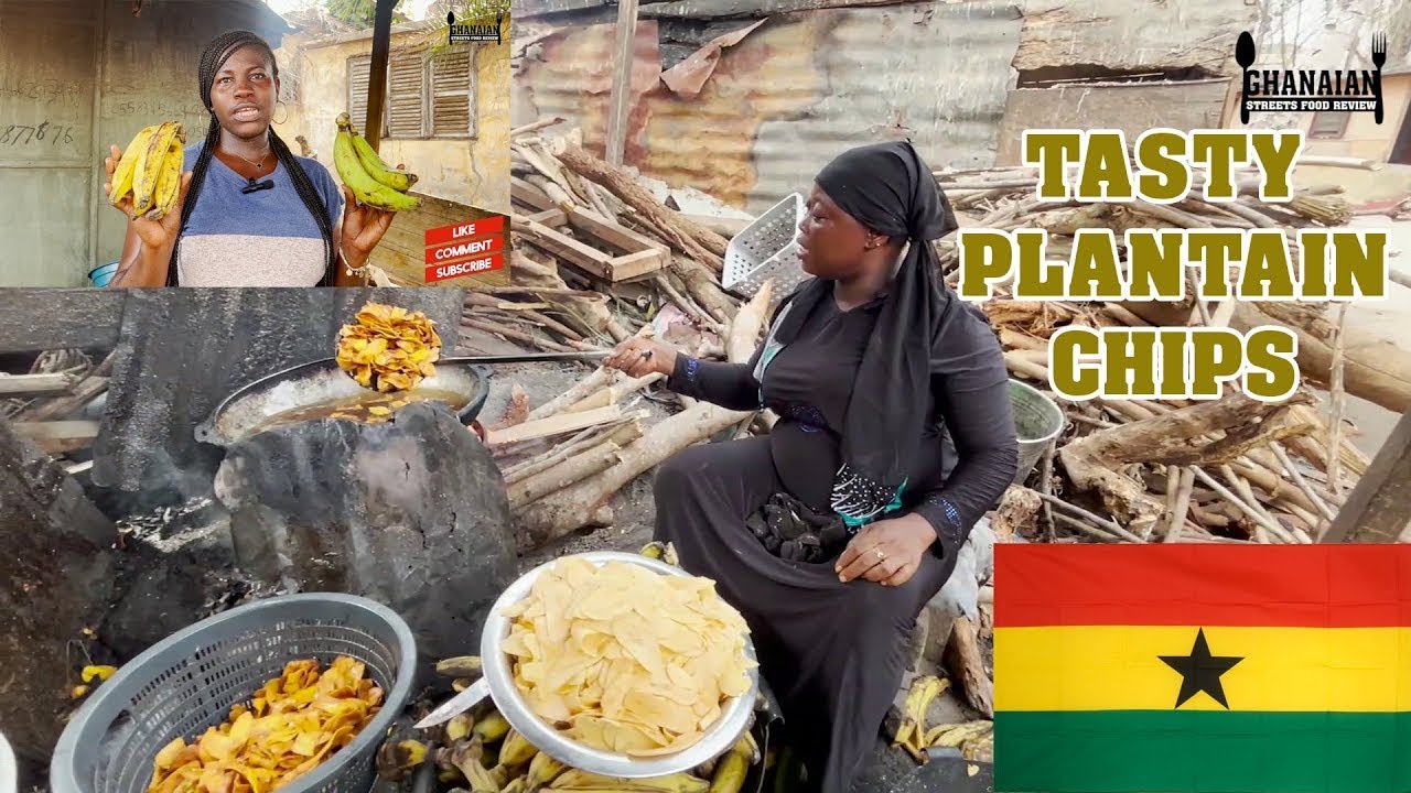 Crispy & Delicious: The Plantain Chips Making Process Revealed. Step-by-step Tutorial. #GHSFR #food