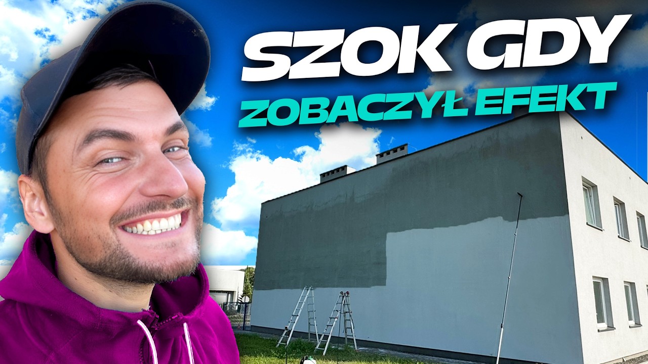 NIE WIERZYLI, ŻE SIĘ UDA... ZOBACZ, CO WYSZŁO! 🤯 Mycie elewacji budynku biurowca | DOMINIK MALUJE