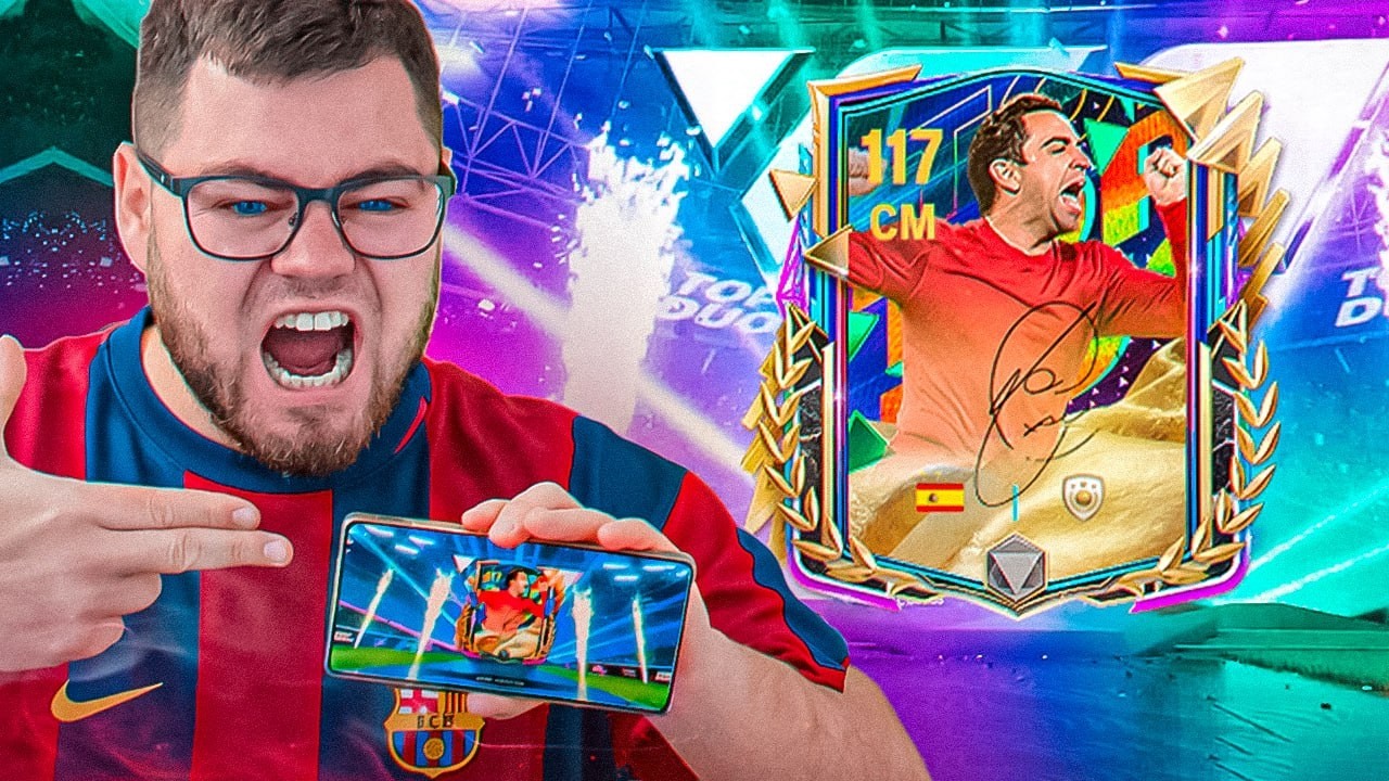 GAME COMPLETED! I ACCIDENTALLY DONATED 29,000 FC POINTS for 117 XAVI TOP DUOS FC MOBILE 26