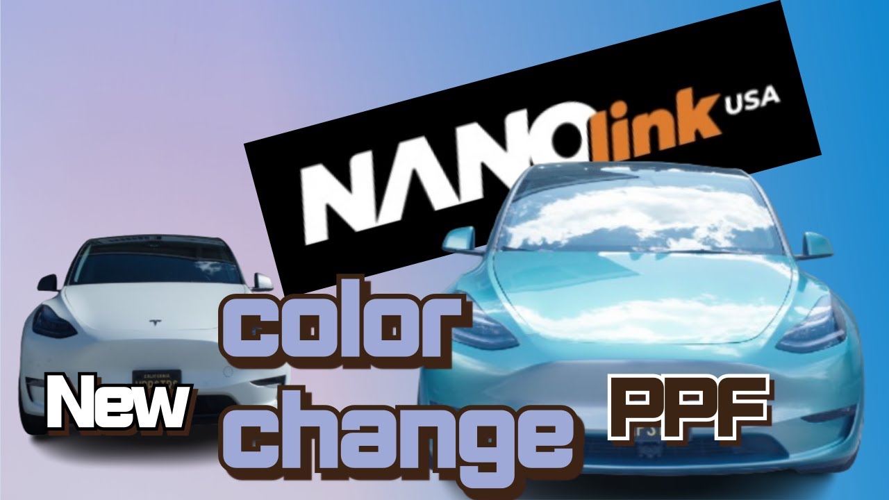 The Future of Color Change Car Wraps! Nanolink Starry Silver Colored PPF on Tesla Model Y!