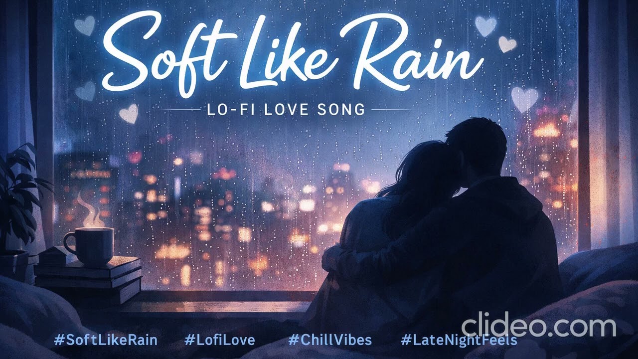 🎧 Soft Like Rain – Lo Fi Chill Love Song  Late Night Vibes