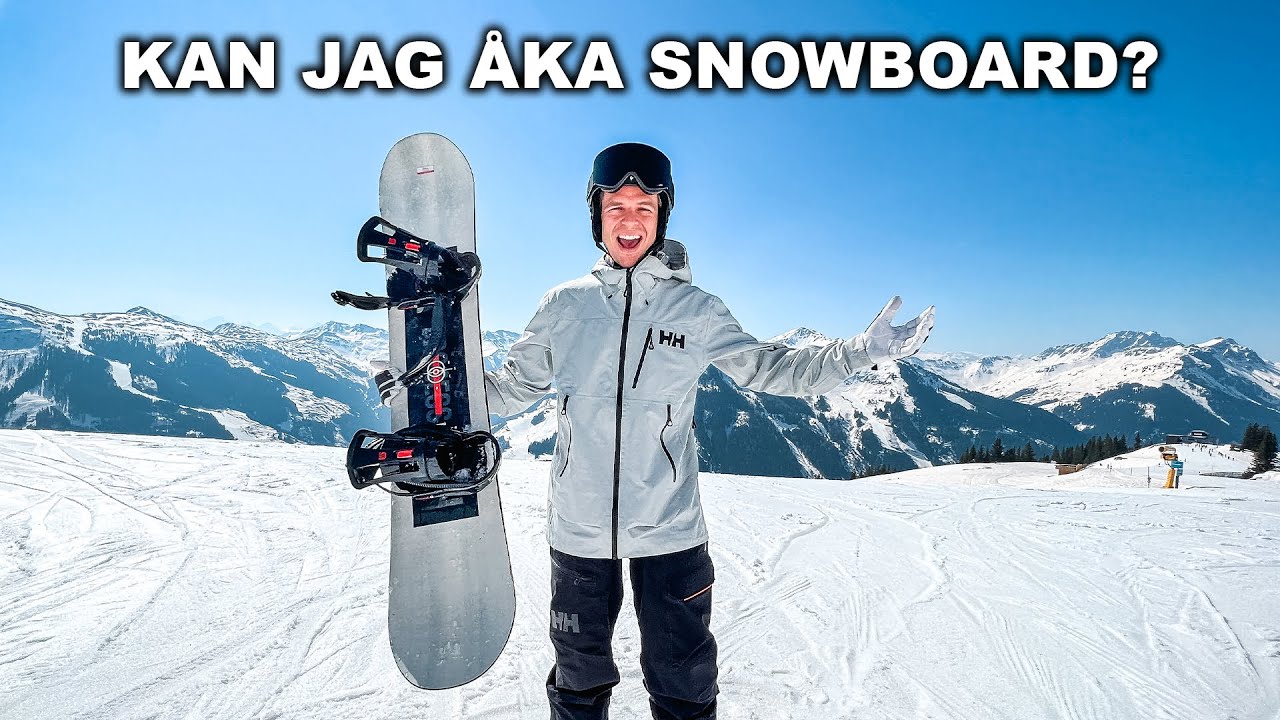 TESTAR SNOWBOARD FÖR FÖRSTA GÅNGEN | VLOGG 164