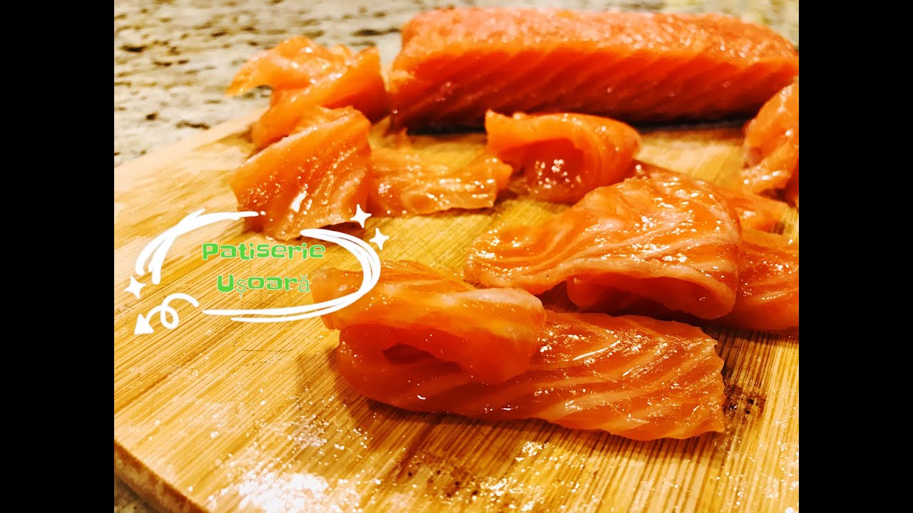 Somon slab sărat acasă mult mai econom și mai delicios decât cel din comerț🍣🍣🍣👍