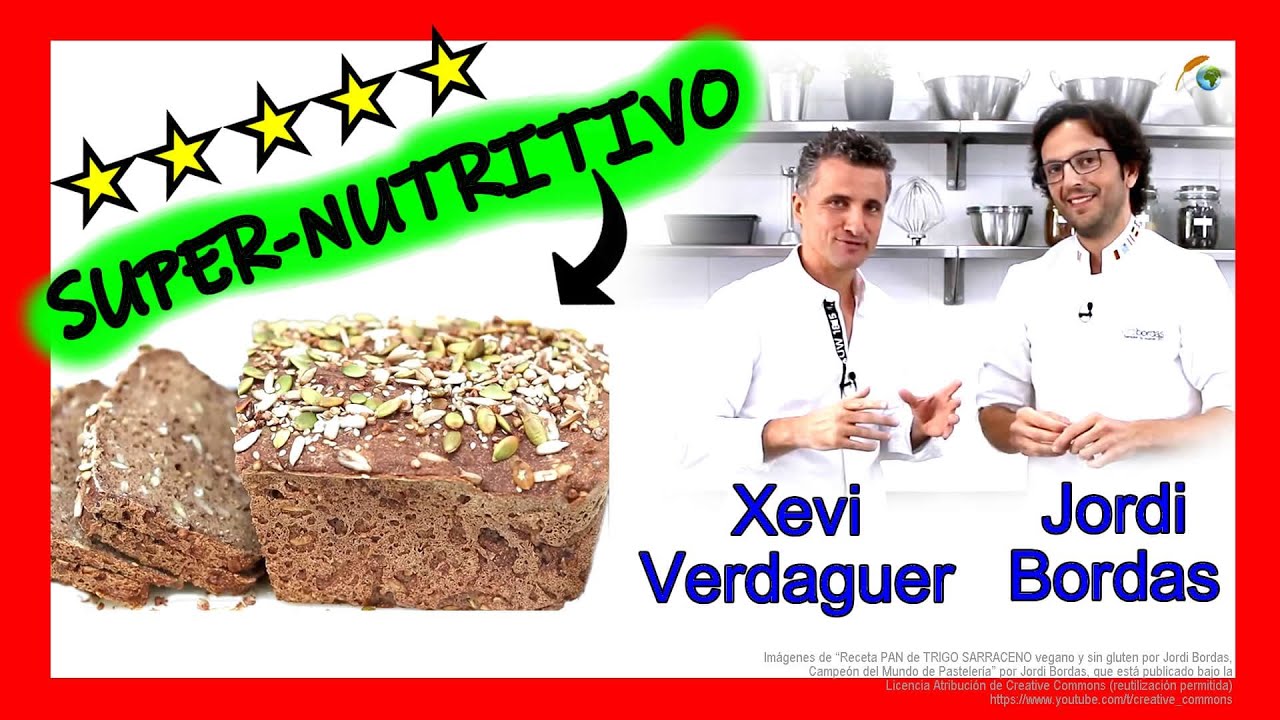 💥 Como hacer PAN de TRIGO SARRACENO Sin Gluten con masa madre 👍 Receta JORDI BORDAS & XEVI VERDAGUER
