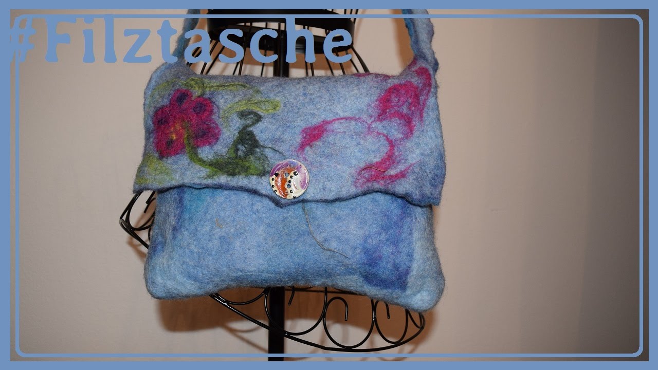 Tasche filzen, Nassfilzen