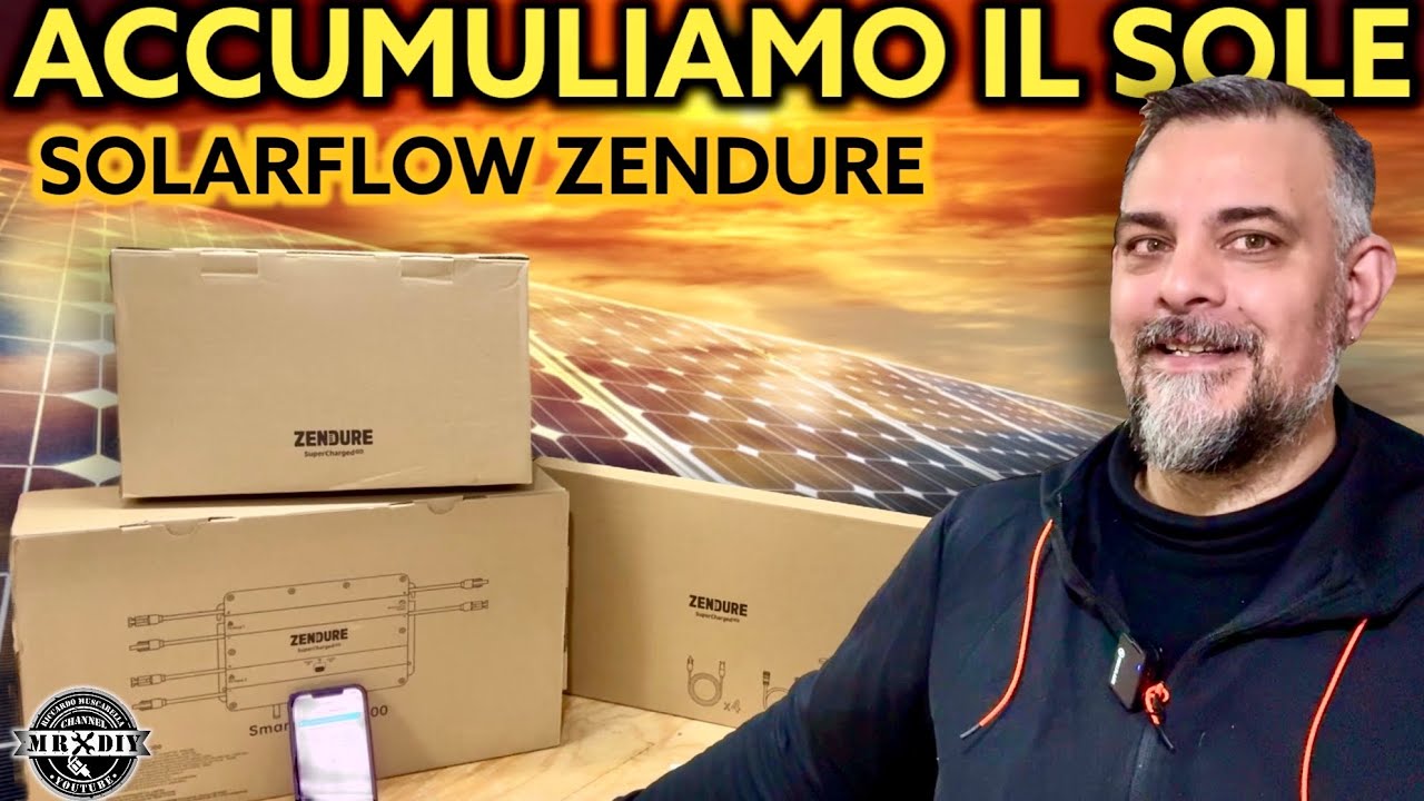 Diminuire la bolletta con Zendure solarflow. Energia solare, pannelli micro inverter e batteria