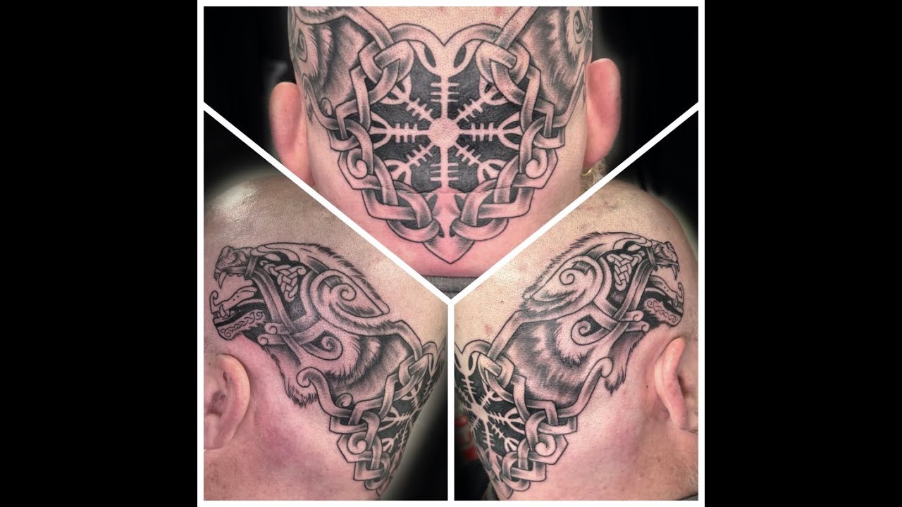 Tattoo Timelapse Viking Head Tattoo