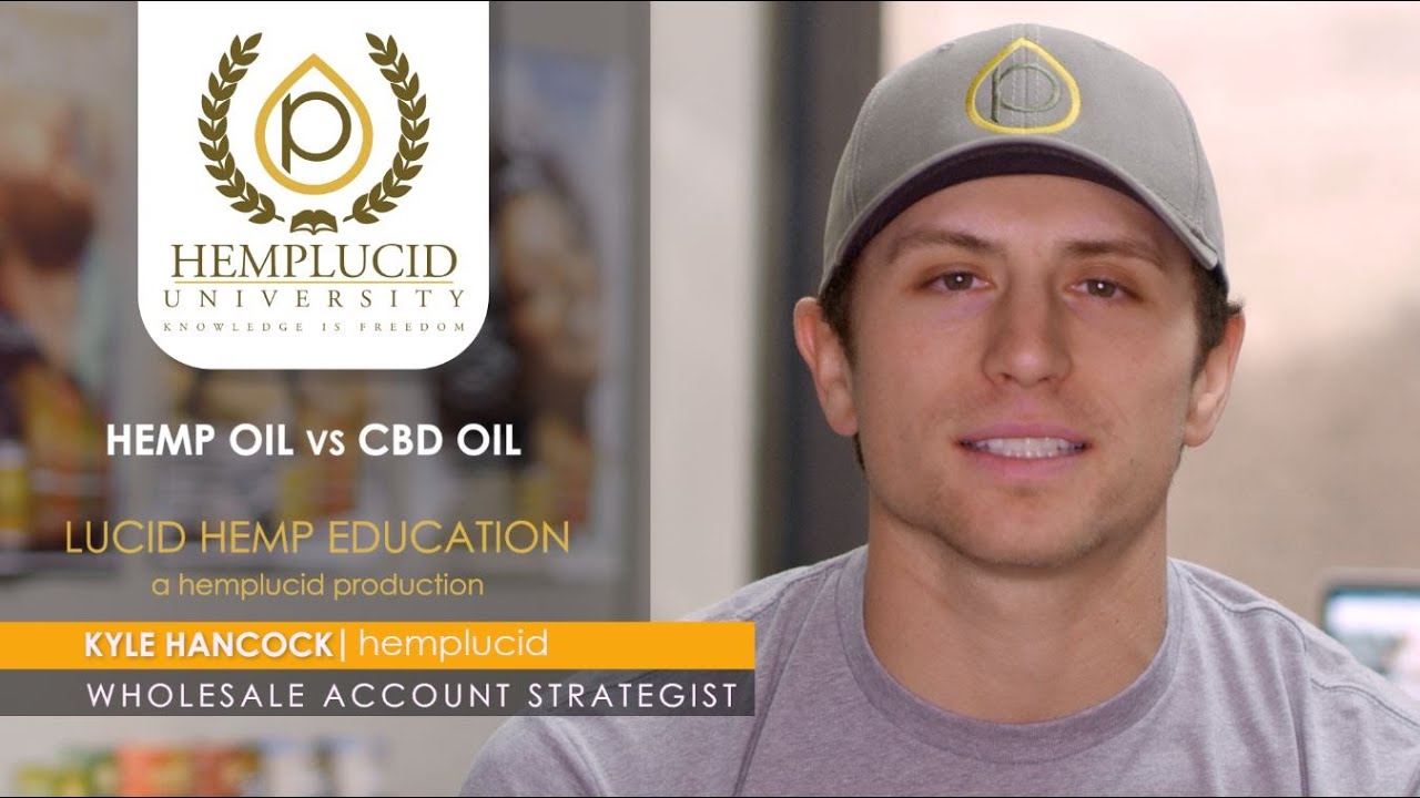 CBD Oil vs Hemp Oil.  What is the difference?
