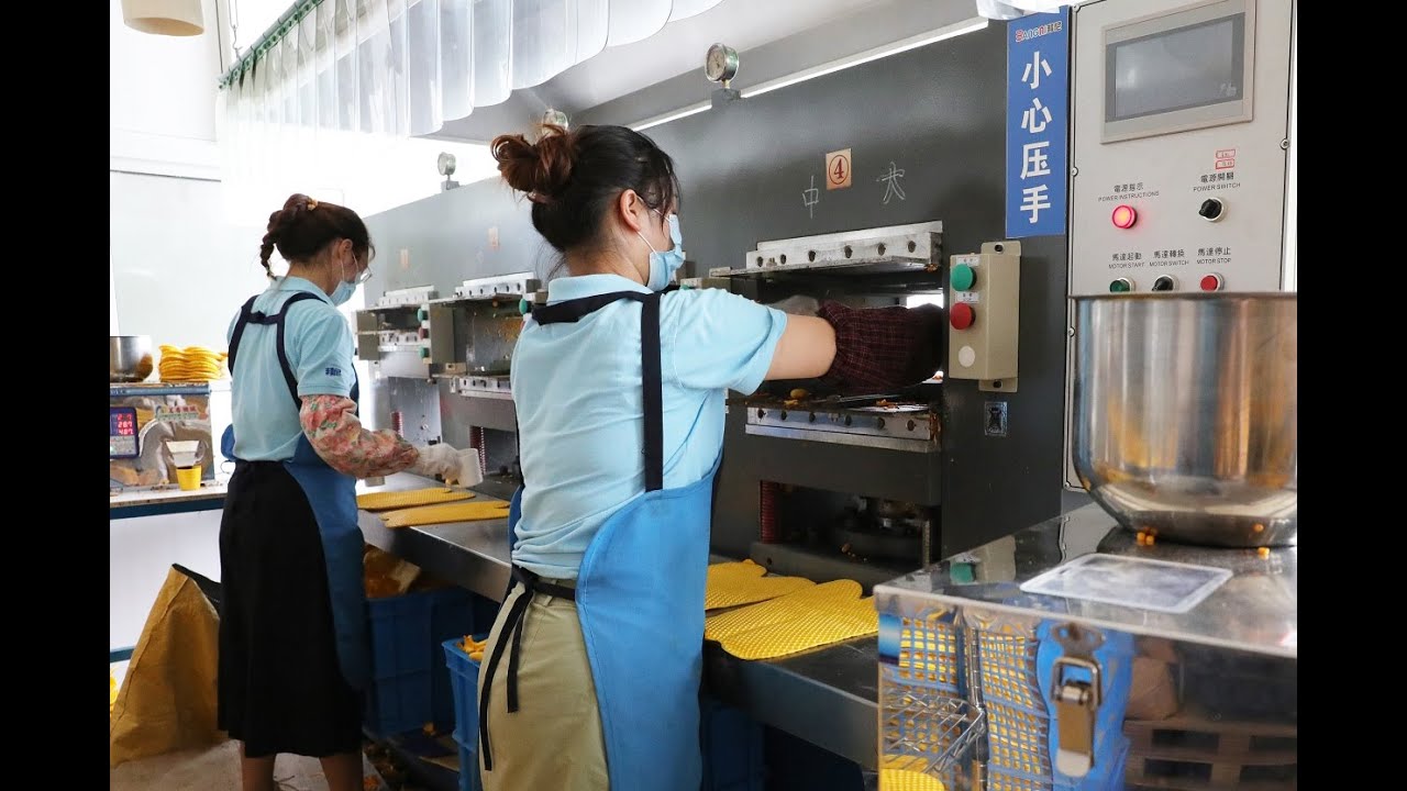 FootMaster Insole Factory Show - EVA production line workshop