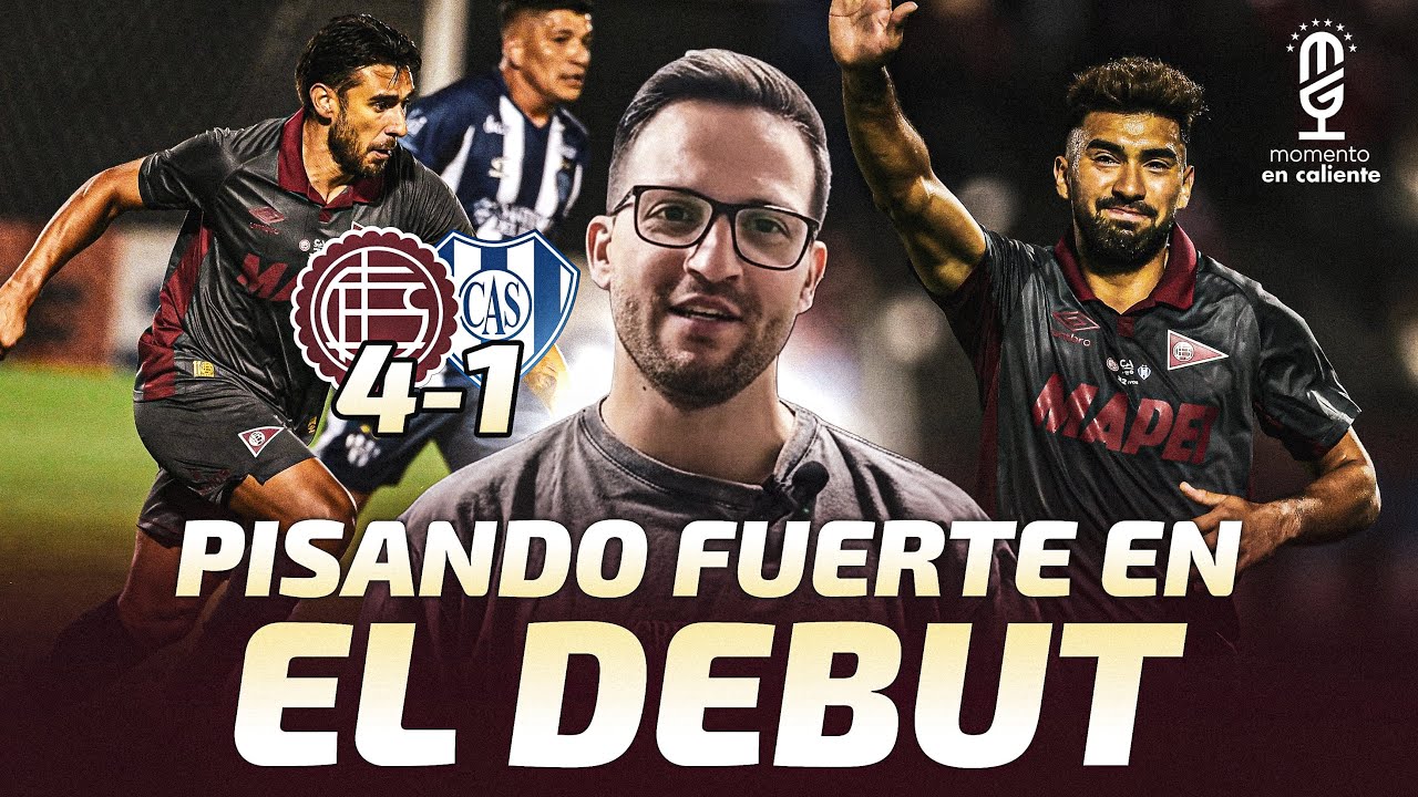 MOMENTO EN CALIENTE #1 | PISANDO FUERTE EN EL DEBUT | LANÚS 4-1 SARMIENTO LB | ANÁLISIS POST PARTIDO