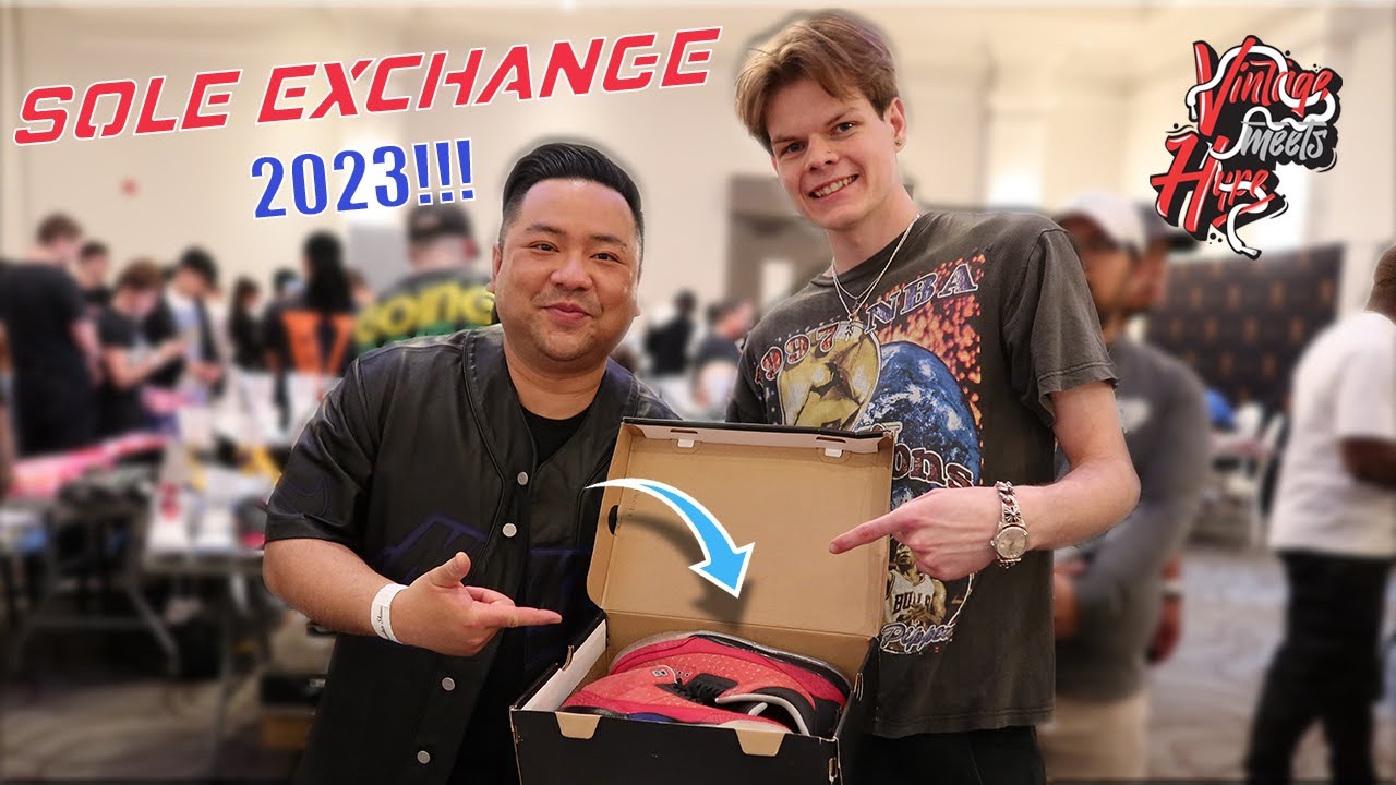 We Vended At Sole Exchange 2023 + Review On The NEW Yellow Thunder 4's + Vintage Unboxing!