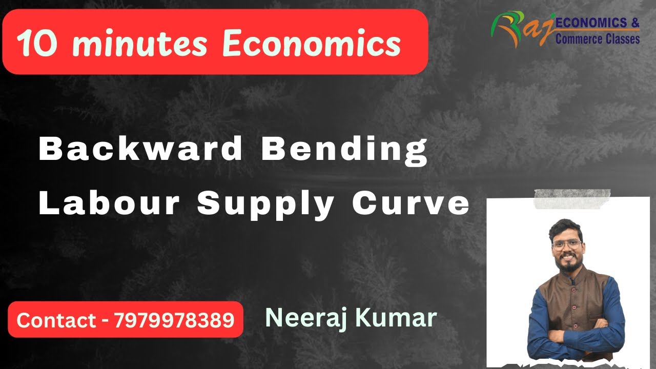 Backward Bending Labour Supply Curve | 10 minutes economics by  @RajEconomicsNeeRaj