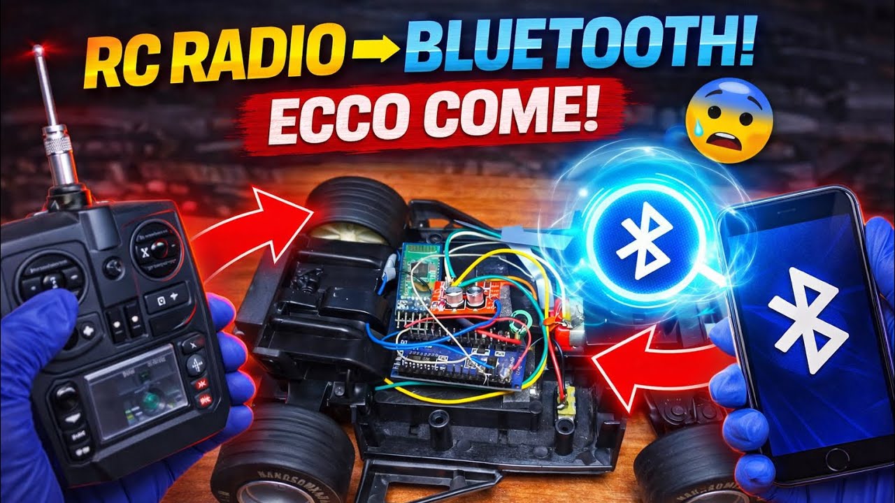 Riesco a far FUNZIONARE Questa MACCHINA RC? (DA RC A BLUETOOTH)