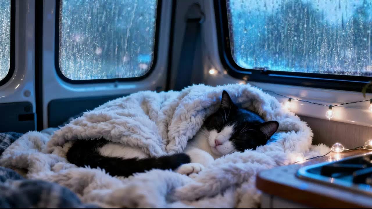 Ultra Relaxing Rain on Car Roof at Night | Sleep, Focus, Meditate