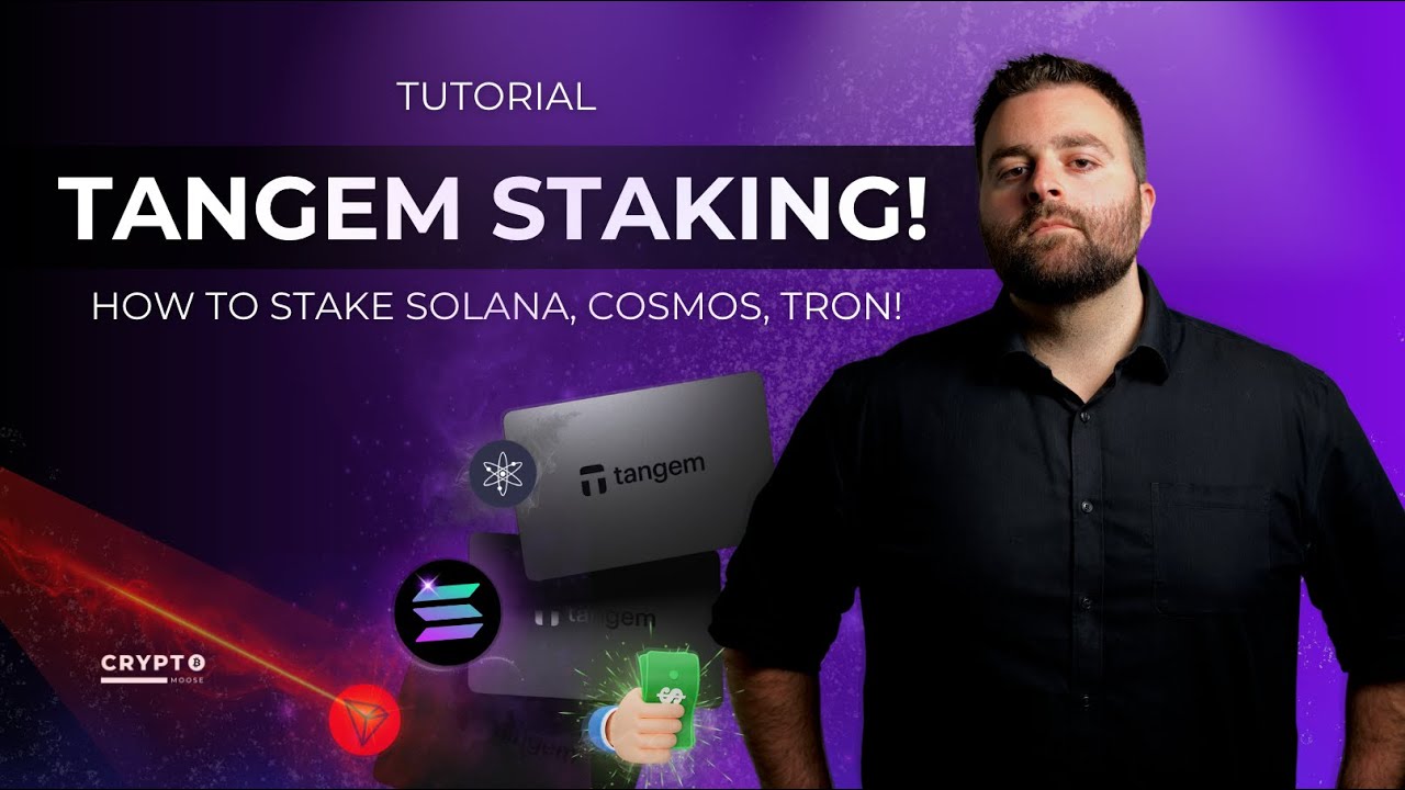 How to Stake Crypto on Tangem Wallet | EASY Staking Tutorial for Solana, Cosmos & Tron! 🔥 (Tutorial)