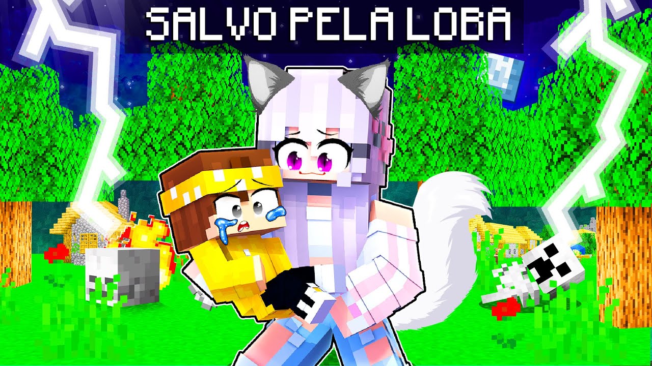 SALVO PELA GAROTA LOBO no Minecraft ‹ Alex ›