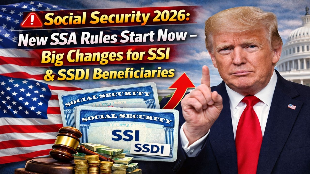 ❗ Social Security 2026: New SSA Rules Start Now &ndash; Big Changes for SSI & SSDI Beneficiaries