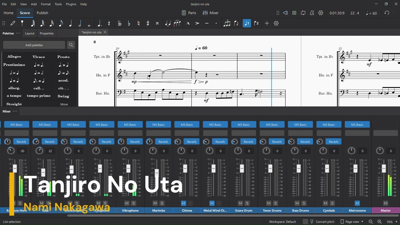 Partitur Marching Band 