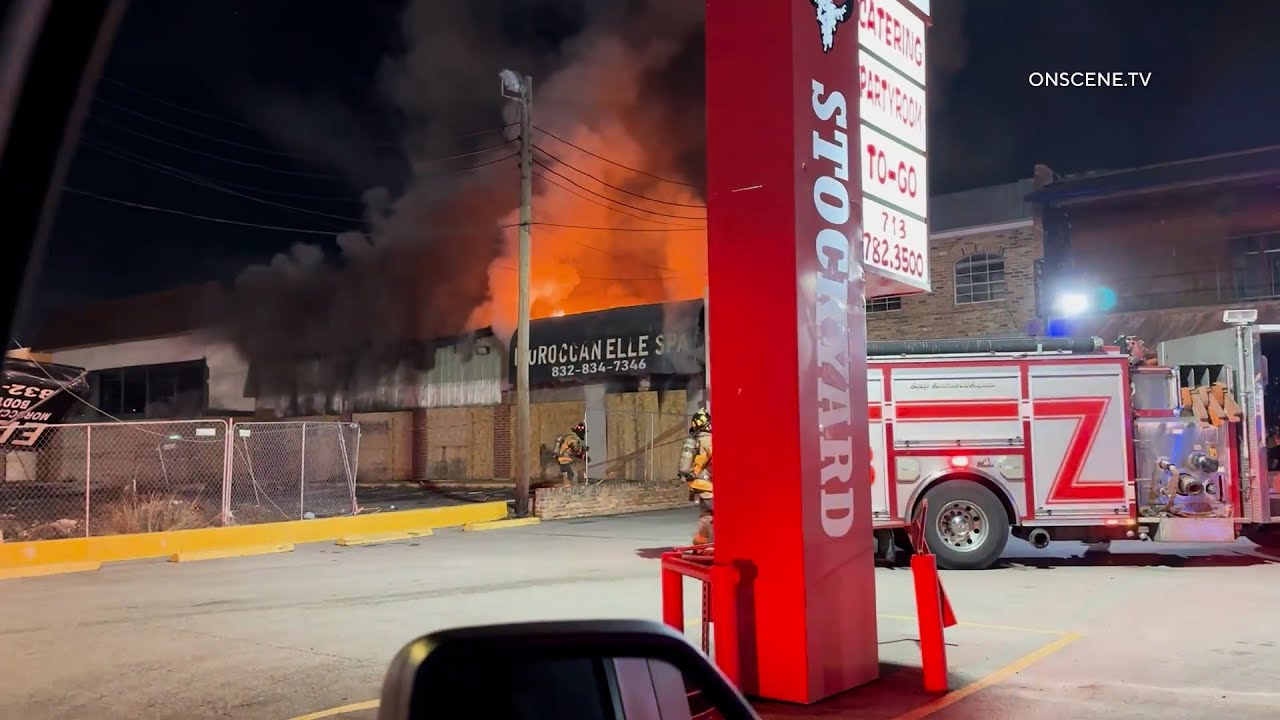 Abandon Structure Fire in Houston