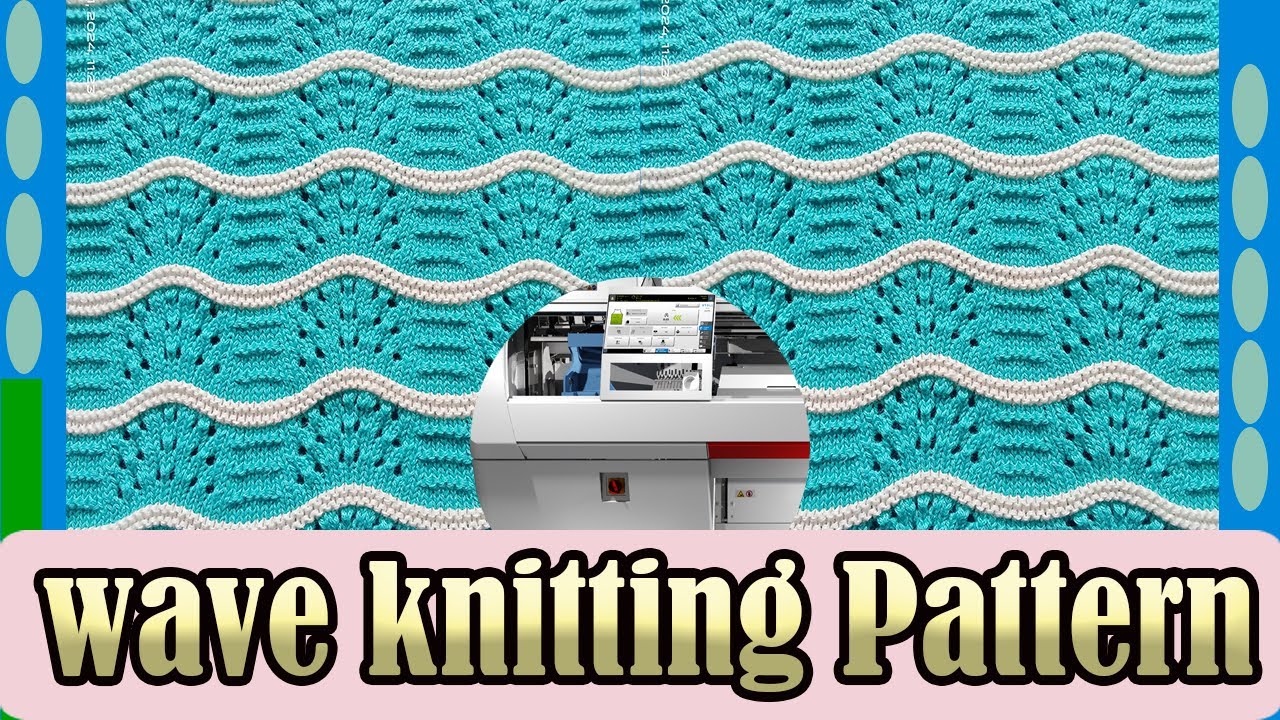 Wave Knitting Pattern in STOLL M1 Plus