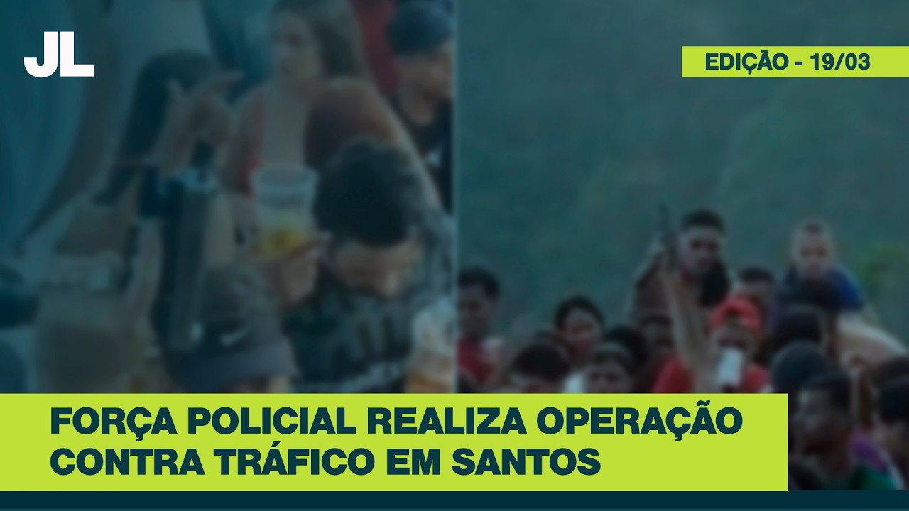 Operação policial combate tráfico no Morro São Bento em Santos | JCL
