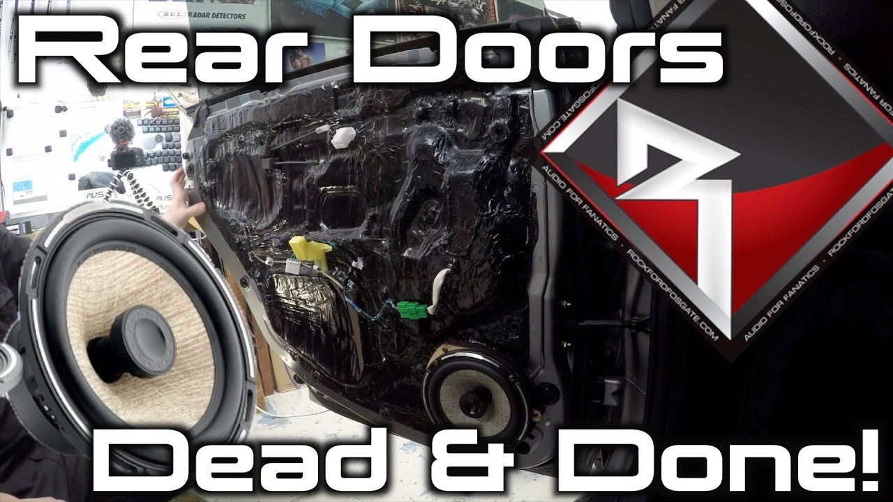 Focal PC165f + Rockford Fosgate DeadSkin | Rear Doors DONE!