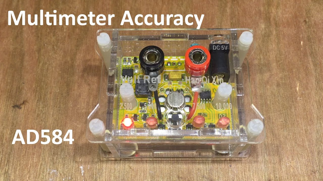 Multimeter Voltage Accuracy - AD584 Voltage Reference - 12v Solar Shed
