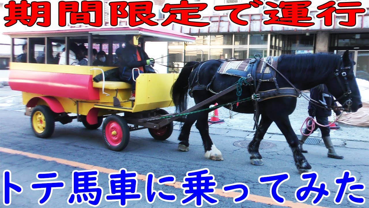 【5年ぶりに復活！】塩原温泉で期間限定で運行される観光馬車トテ馬車に乗ってみた！