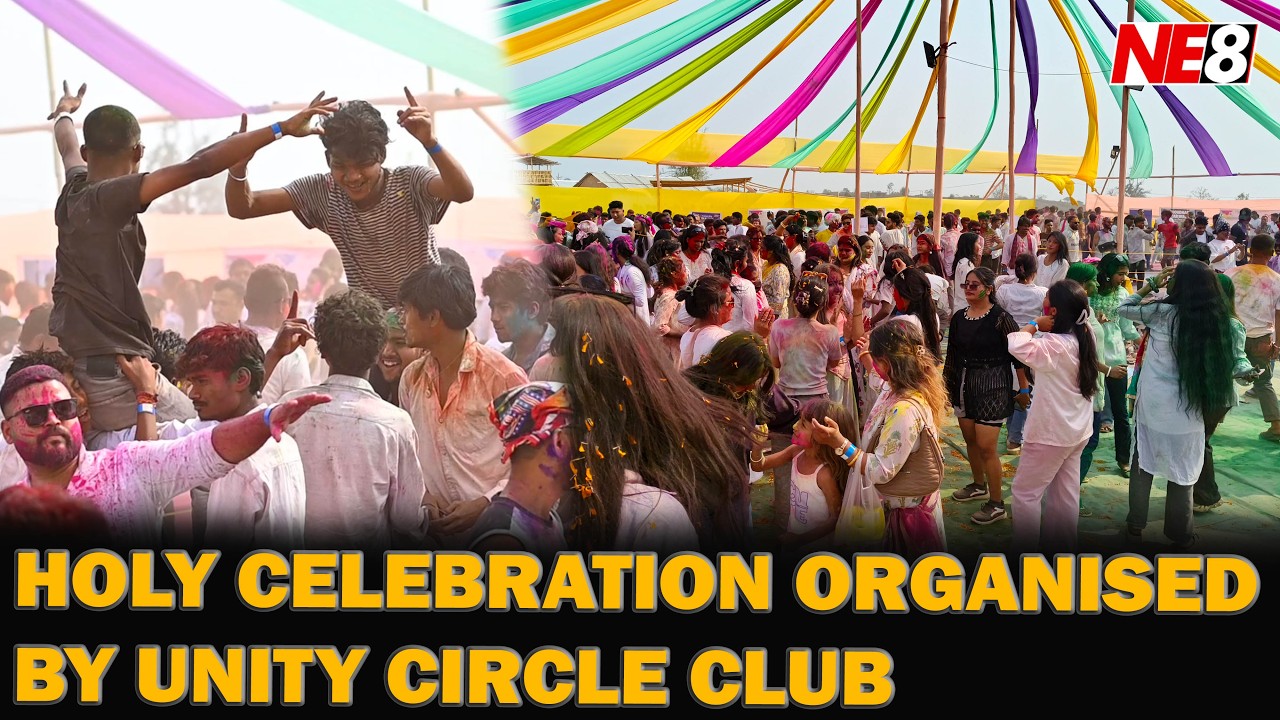 HOLI CELEBRATION HELD BY UNITY CIRCLE CLUB IN LAHORIJAN