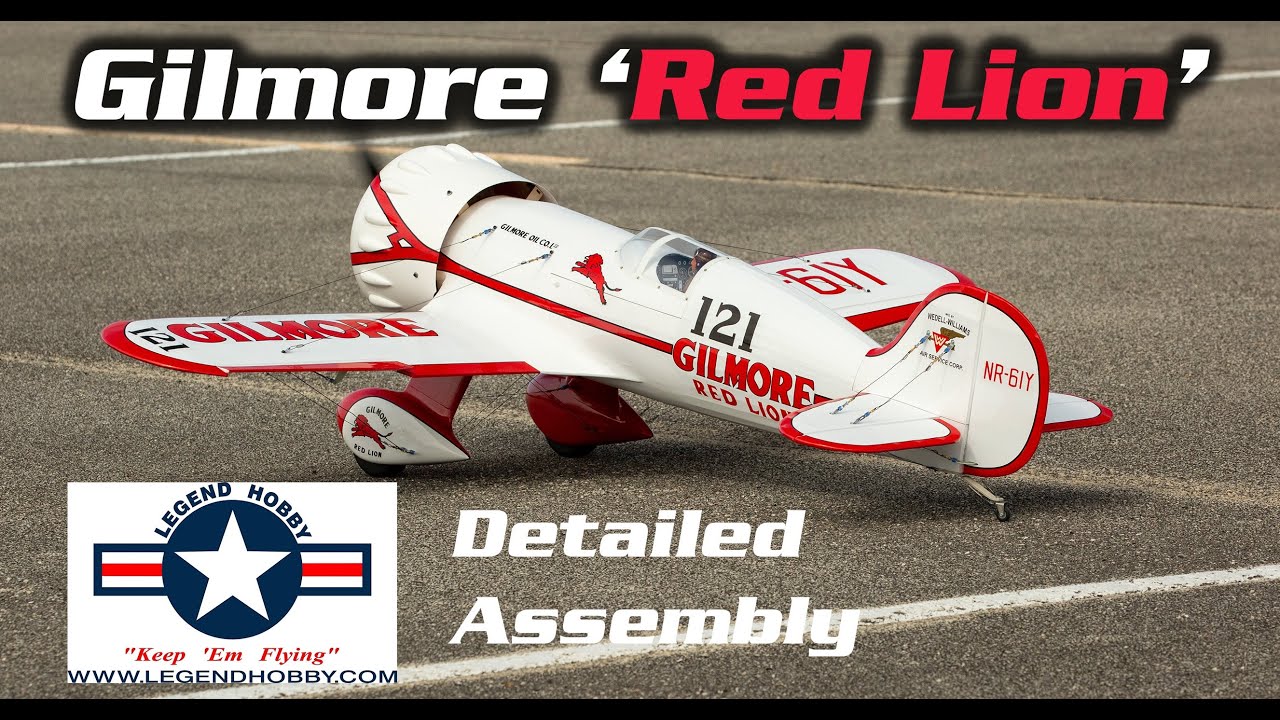 Legend Hobby / Seagull Models GILMORE RED LION RACER 33cc — Golden Era Racer | HobbyView