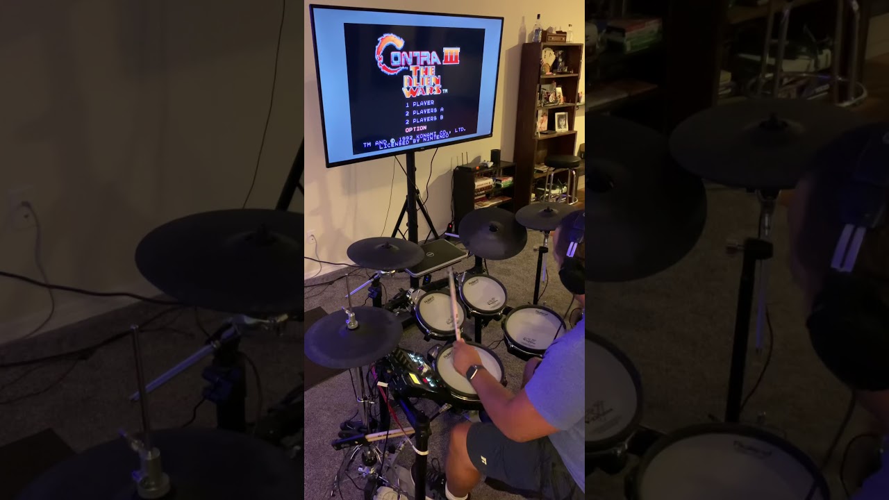 Drum Cover - Contra III: The Alien Wars - Neo Kobe Steel Factory